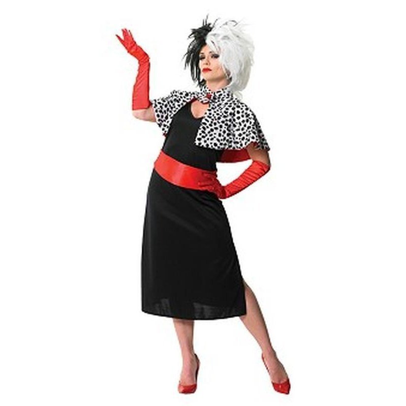 Cruella De Vil Deluxe Costume Size S - Jokers Costume Mega Store