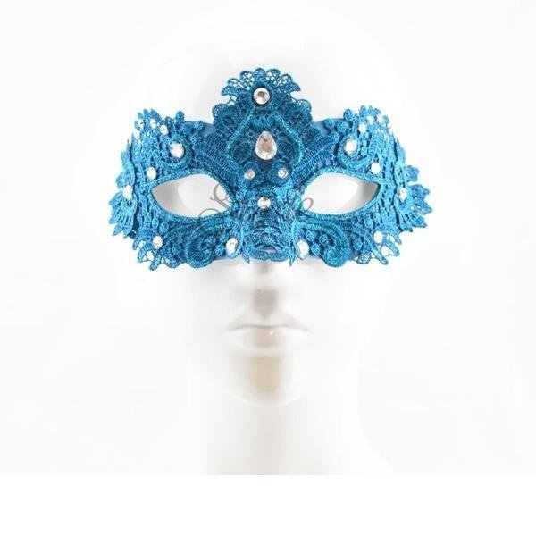Crystal Lace Eye Mask - Jokers Costume Mega Store