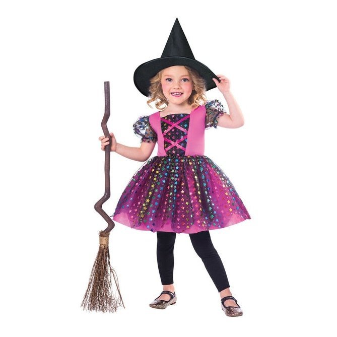 Cstm Rainbow Witch - Jokers Costume Mega Store