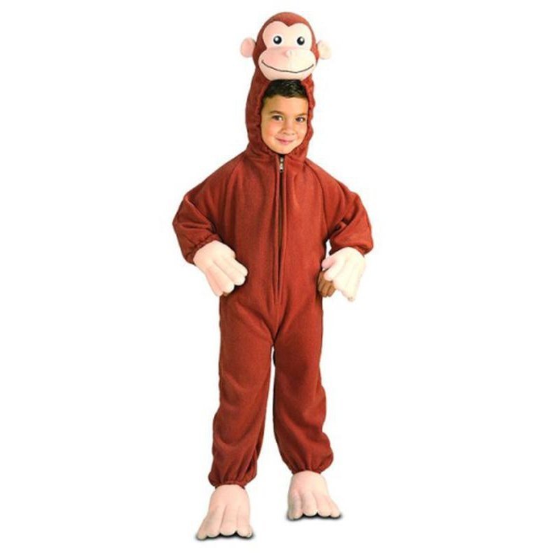 Curious George Costume Size S - Jokers Costume Mega Store
