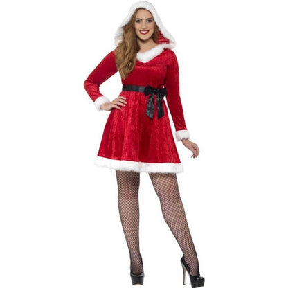 Curves Miss Santa Costume - Jokers Costume Mega Store