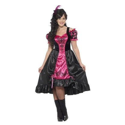 Curves Sassy Saloon Costume - Jokers Costume Mega Store