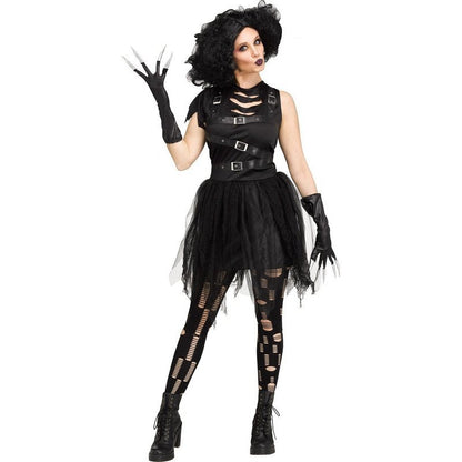 Cut Up Girl Edward Scissorhands Adult Costume - Jokers Costume Mega Store