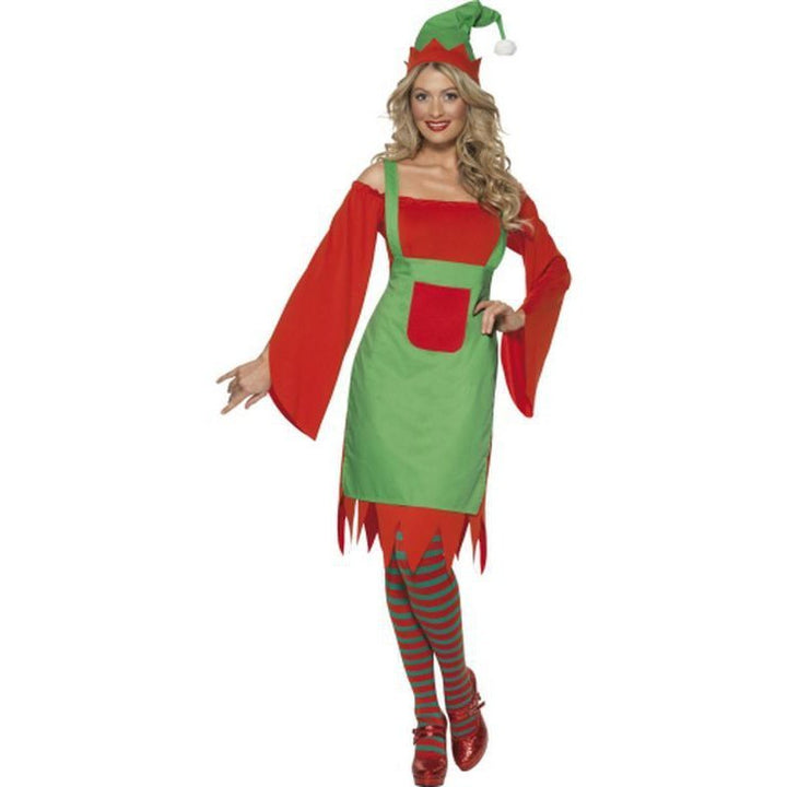 Cute Elf Costume, Red and Green - Jokers Costume Mega Store