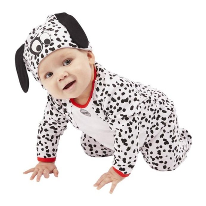 Dalmatian Baby Costume, Black & White - Jokers Costume Mega Store