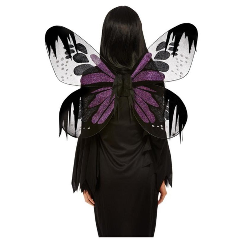 Dark Botanicals Moth Wings, Purple - Jokers Costume Mega Store
