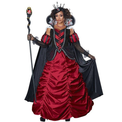 Dark Queen Of Hearts Deluxe Women's Storybook Costume - Jokers Costume Mega Store