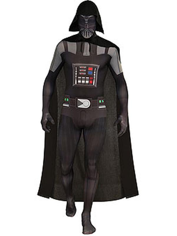 Darth Vader 2 Nd Skin Suit Size L - Jokers Costume Mega Store