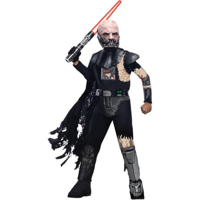 Darth Vader Battle Damage Child Size S - Jokers Costume Mega Store