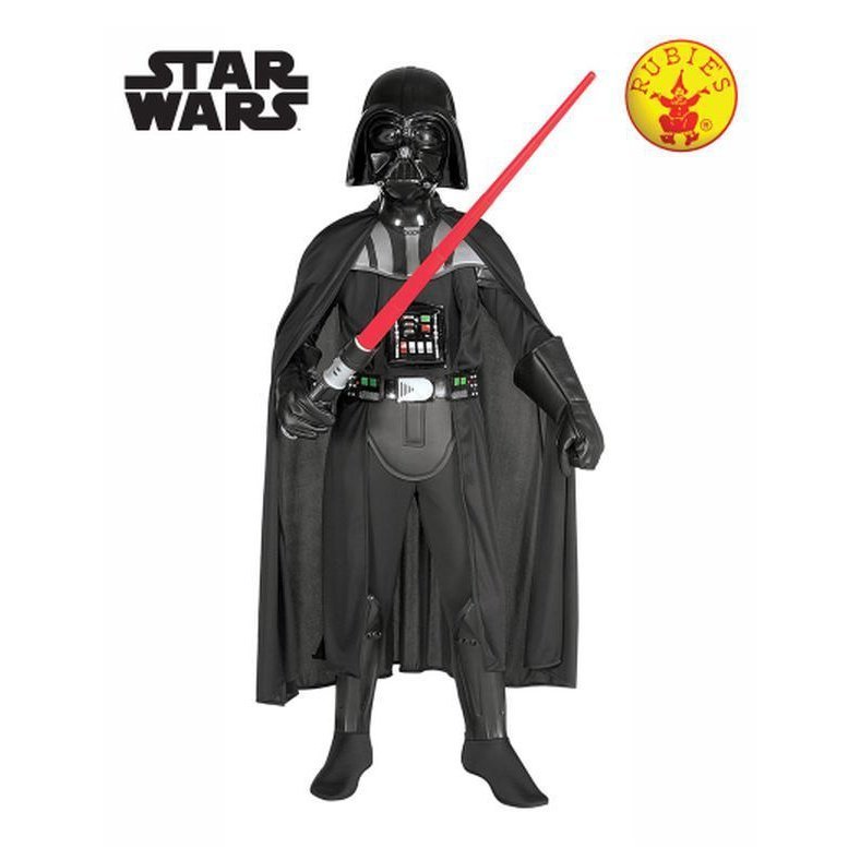 Darth Vader Deluxe Costume, Child Size Large - Jokers Costume Mega Store