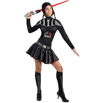 Darth Vader Female Costume Size Xs - Jokers Costume Mega Store