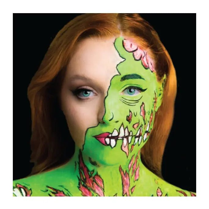 Day Glo Acid Green Fx Makeup - Jokers Costume Mega Store