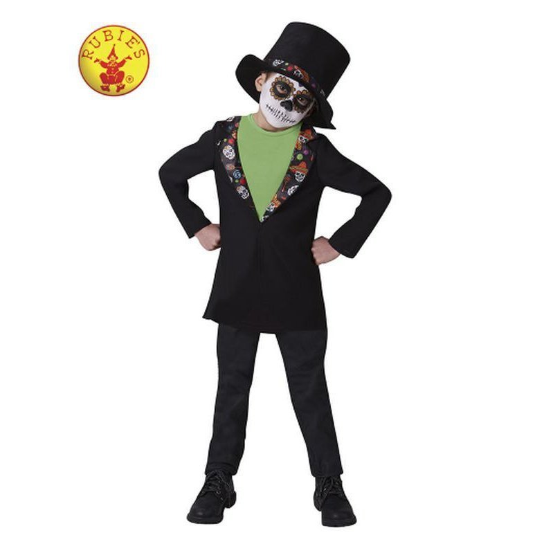 Day Of The Dead Boys Costume Size M 5 6yr - Jokers Costume Mega Store
