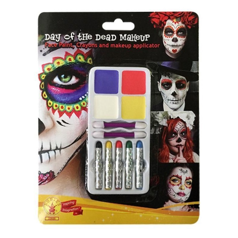 Day Of The Dead Make Up Kit - Jokers Costume Mega Store