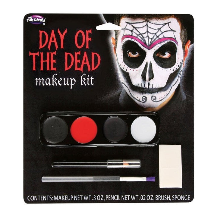 Day Of The Dead Makeup Kit (Fw) - Jokers Costume Mega Store