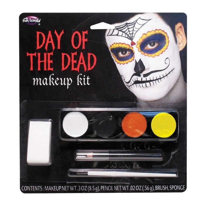 Day Of The Dead Makeup Kit (Fw) - Jokers Costume Mega Store