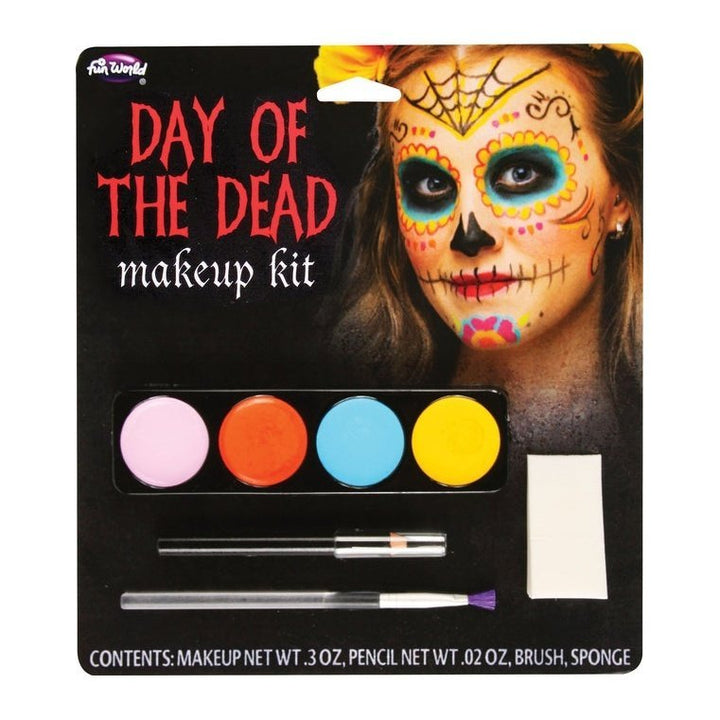 Day Of The Dead Makeup Kit (Fw) - Jokers Costume Mega Store