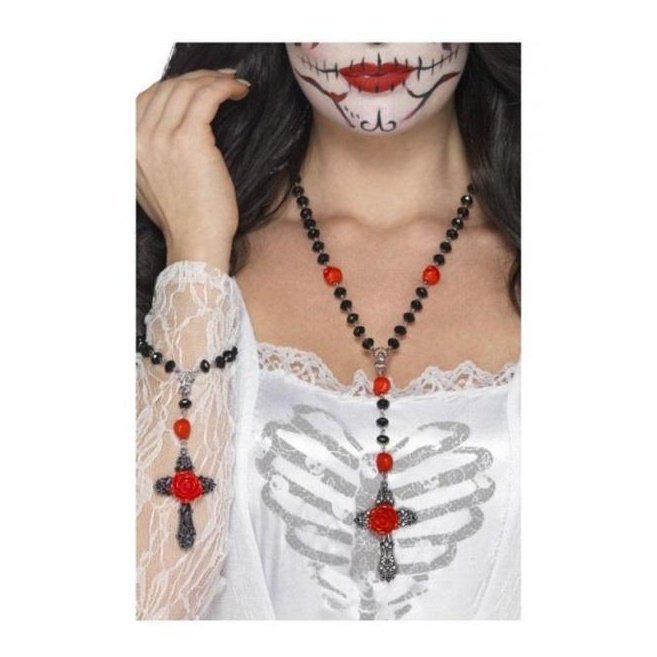 Day Of The Dead Rosary Bead Set - Jokers Costume Mega Store