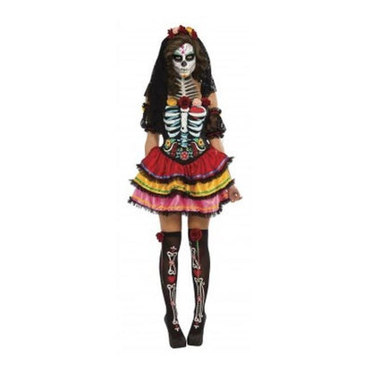 Day Of The Dead Senorita Size S - Jokers Costume Mega Store