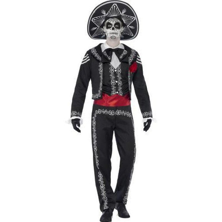Day of the Dead Se±or Bones Costume - Jokers Costume Mega Store