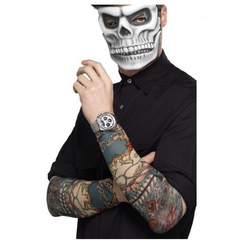 Day Of The Dead Tattoo Sleeve - Jokers Costume Mega Store
