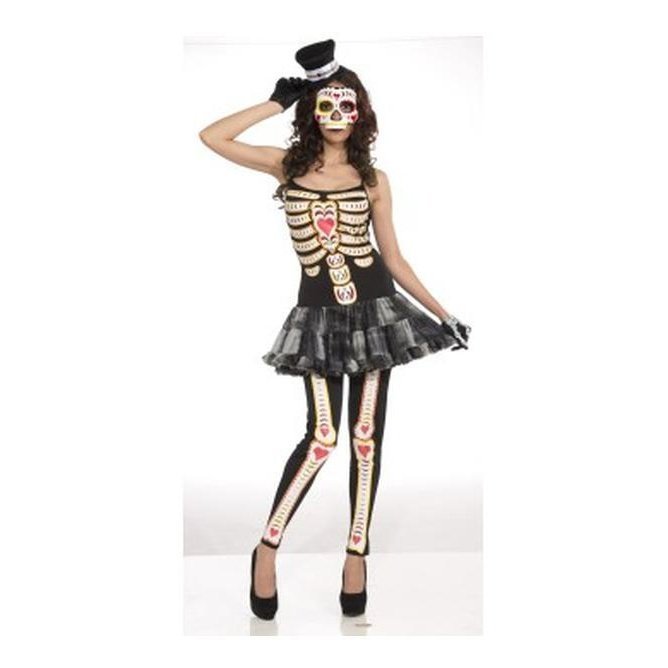 Day Of The Dead Womens Size Std - Jokers Costume Mega Store