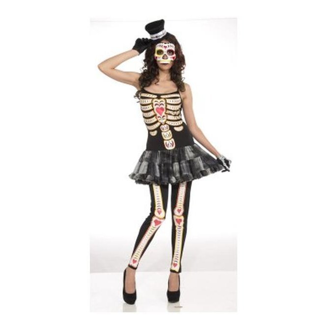 Day Of The Dead Womens Size Std - Jokers Costume Mega Store