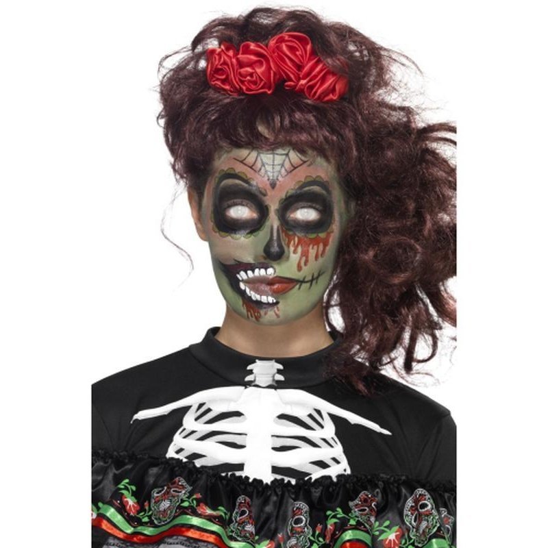 Day Of The Dead Zombie Make Up Kit - Jokers Costume Mega Store