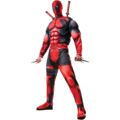 Deadpool Deluxe Adult Size Xl - Jokers Costume Mega Store