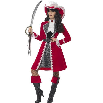 Deluxe Authentic Lady Captain Costume - Jokers Costume Mega Store