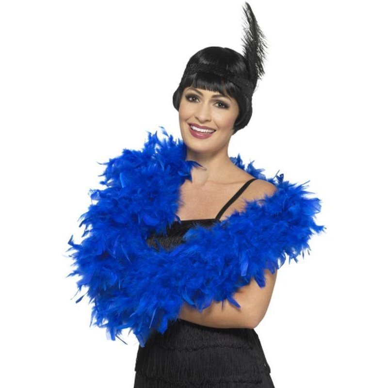 Deluxe Boa, Royal Blue - Jokers Costume Mega Store