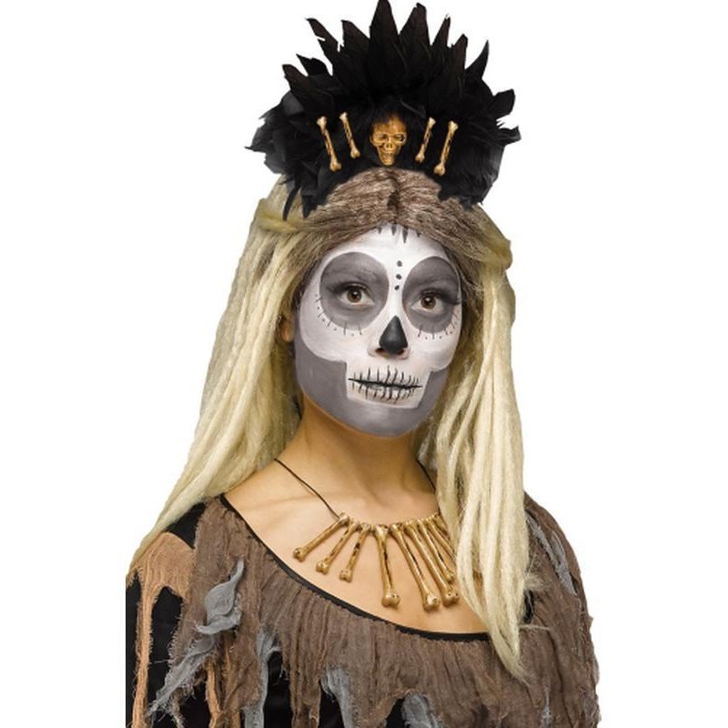 Deluxe Character Headpiece Voodoo Queen - Jokers Costume Mega Store