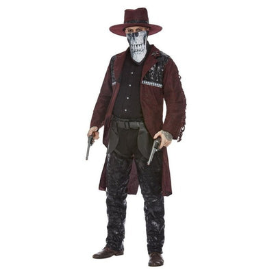 Deluxe Dark Spirit Western Cowboy Costume, Male - Jokers Costume Mega Store