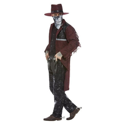 Deluxe Dark Spirit Western Cowboy Costume, Male - Jokers Costume Mega Store