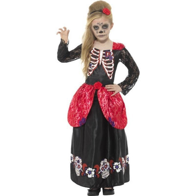 Deluxe Day of the Dead Girl Costume - Jokers Costume Mega Store