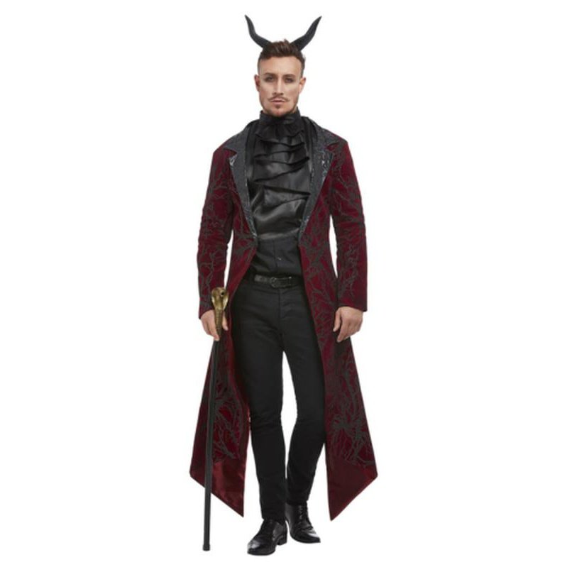 Deluxe Devil Costume, Red, Male - Jokers Costume Mega Store