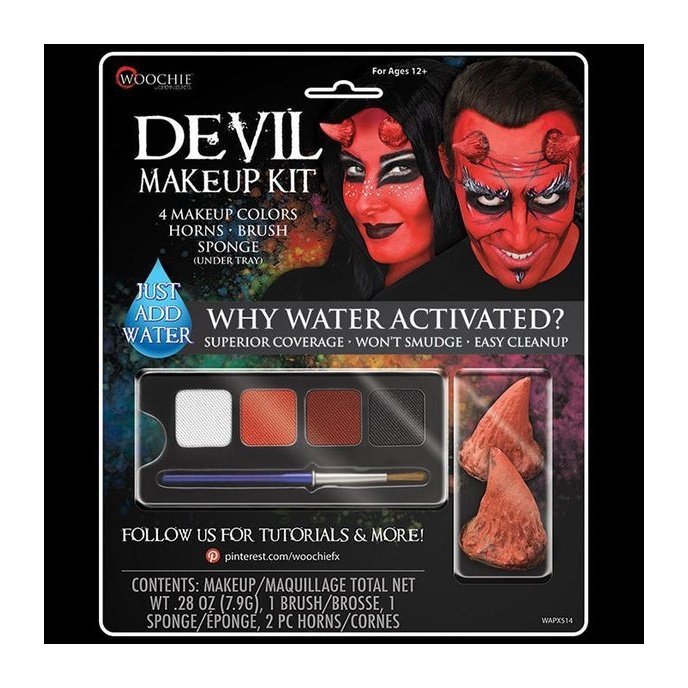 Deluxe Devil Water Activted M/U Kit - Jokers Costume Mega Store