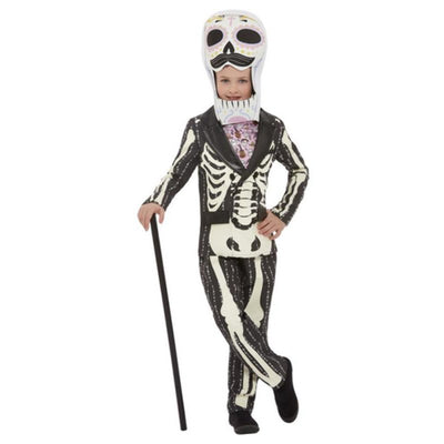 Deluxe Dotd Senor Costume, Pink & Black - Jokers Costume Mega Store