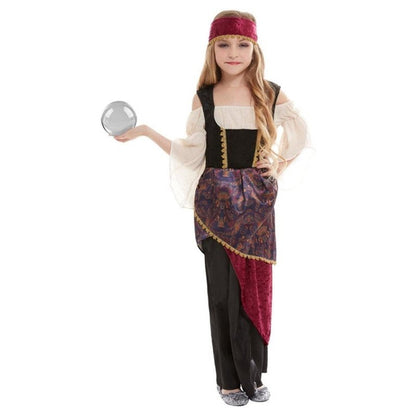 Deluxe Fortune Teller Costume, Child - Jokers Costume Mega Store
