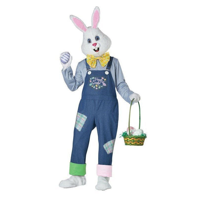 Deluxe Happy Easter Bunny Adult Costume - Jokers Costume Mega Store