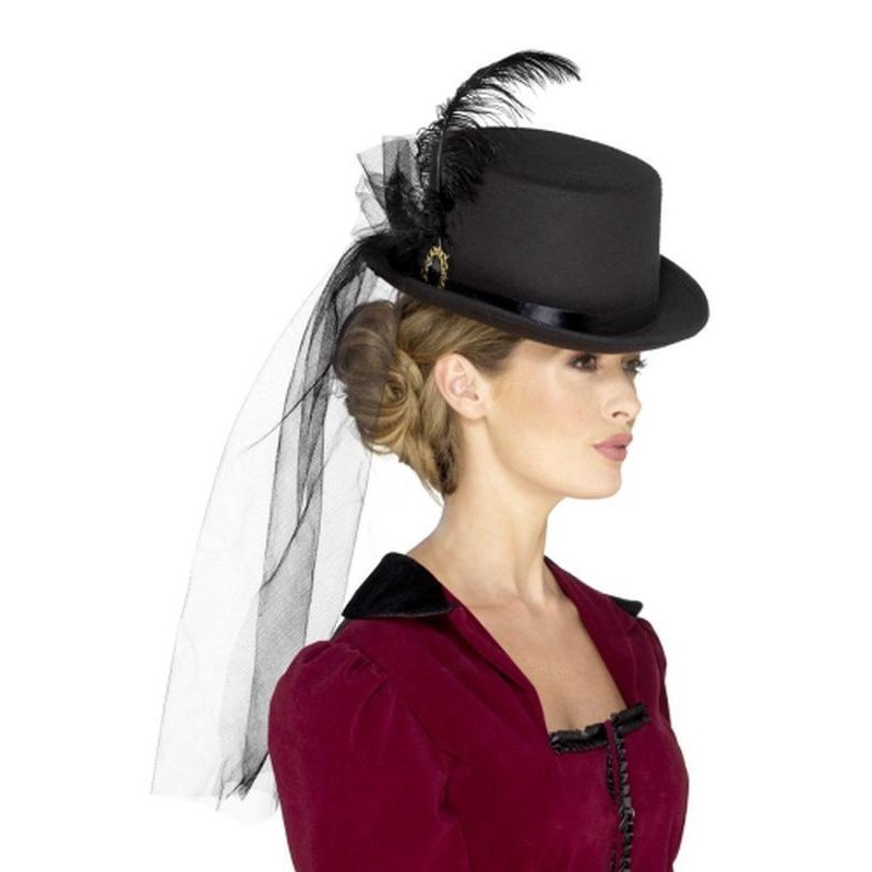 Deluxe Ladies Victorian Top Hat - Jokers Costume Mega Store