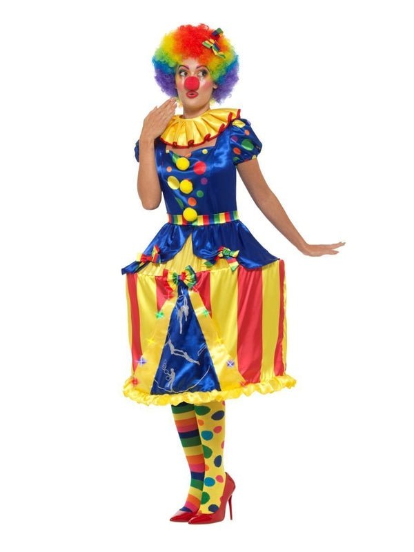 Deluxe Light Up Carousel Clown Costume - Jokers Costume Mega Store
