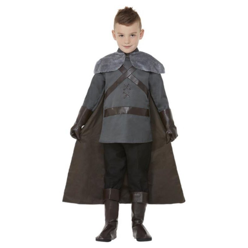 Deluxe Medieval Lord Costume, Grey, Child - Jokers Costume Mega Store