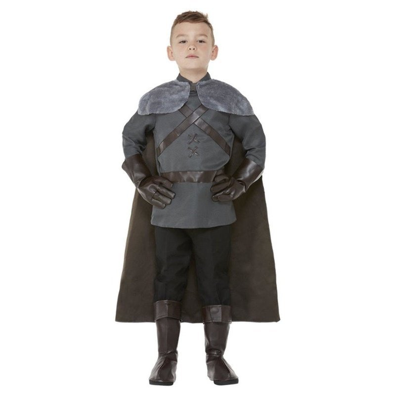 Deluxe Medieval Lord Costume, Grey, Child - Jokers Costume Mega Store