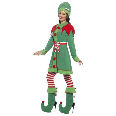 Deluxe Miss Elf Costume - Jokers Costume Mega Store