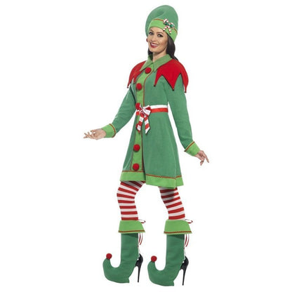 Deluxe Miss Elf Costume - Jokers Costume Mega Store