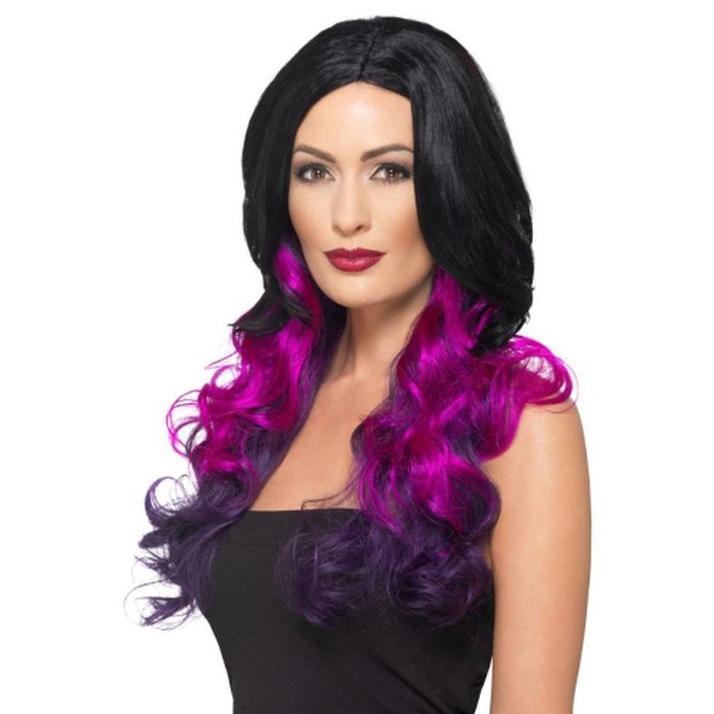 Deluxe Ombre Wig, Purple - Jokers Costume Mega Store
