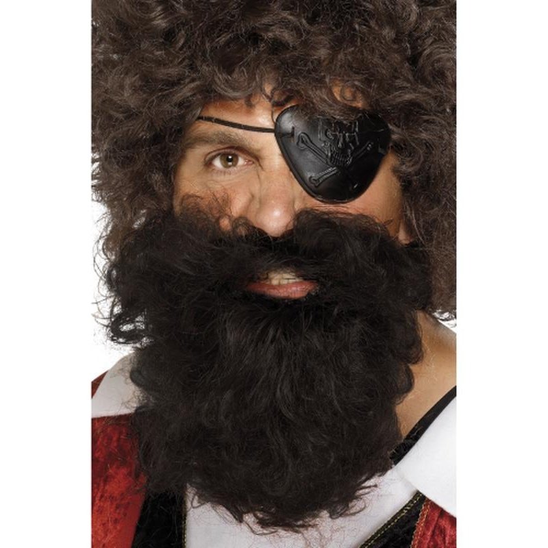 Deluxe Pirate Beard - Brown - Jokers Costume Mega Store