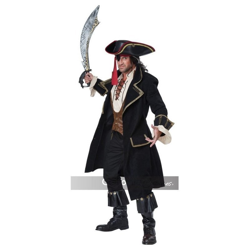 Deluxe Pirate Captain / Adult - Jokers Costume Mega Store