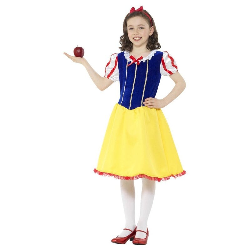 Deluxe Princess Snow Girl Costume, Multi Coloured - Jokers Costume Mega Store